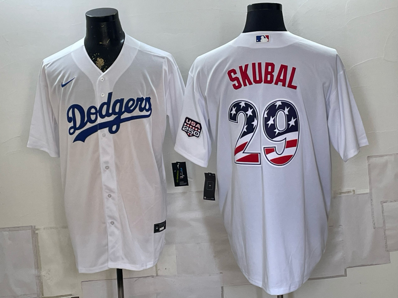 men Los Angeles Dodgers #29 Skubal white Game 2026 Nike MLB Jersey 0822002